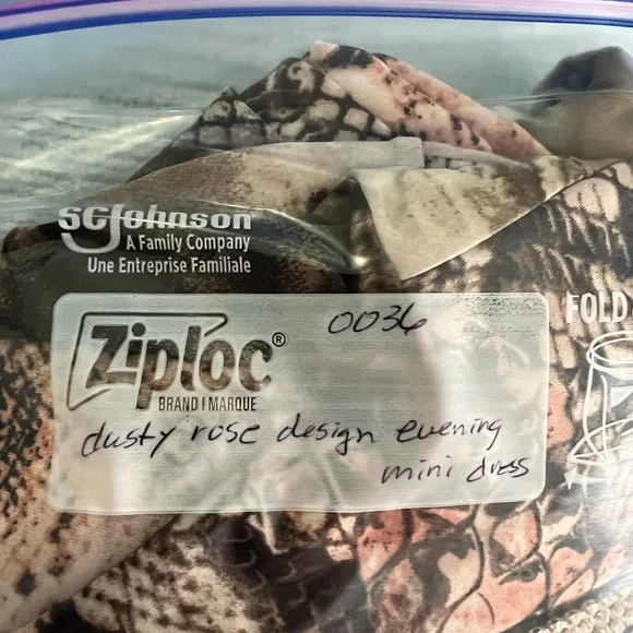 Vie Sauvage Long Sleeve Snake Print Dress - Picture 8 of 8